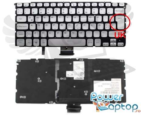 Tastatura Dell  XPS 14Z. Keyboard Dell  XPS 14Z. Tastaturi laptop Dell  XPS 14Z. Tastatura notebook Dell  XPS 14Z