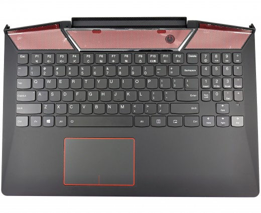 Tastatura Lenovo Legion Y720-15IKB Type 80VR Gri cu Palmrest Negru si TouchPad iluminata backlit. Keyboard Lenovo Legion Y720-15IKB Type 80VR Gri cu Palmrest Negru si TouchPad. Tastaturi laptop Lenovo Legion Y720-15IKB Type 80VR Gri cu Palmrest Negru si TouchPad. Tastatura notebook Lenovo Legion Y720-15IKB Type 80VR Gri cu Palmrest Negru si TouchPad