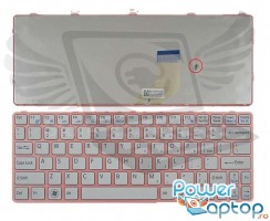Tastatura Sony Vaio SVE11115EH Rama roz. Keyboard Sony Vaio SVE11115EH Rama roz. Tastaturi laptop Sony Vaio SVE11115EH Rama roz. Tastatura notebook Sony Vaio SVE11115EH Rama roz