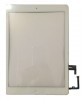 Digitizer Touchscreen Apple iPad Air A1475 A1474 cu buton home si adeziv Alb. Geam Sticla Tableta Apple iPad Air A1475 A1474 cu buton home si adeziv Alb