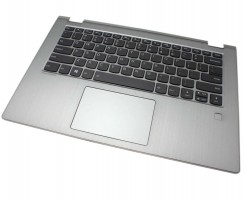 Tastatura Lenovo AP173000900 Neagra cu Palmrest Argintiu iluminata backlit. Keyboard Lenovo AP173000900 Neagra cu Palmrest Argintiu. Tastaturi laptop Lenovo AP173000900 Neagra cu Palmrest Argintiu. Tastatura notebook Lenovo AP173000900 Neagra cu Palmrest Argintiu