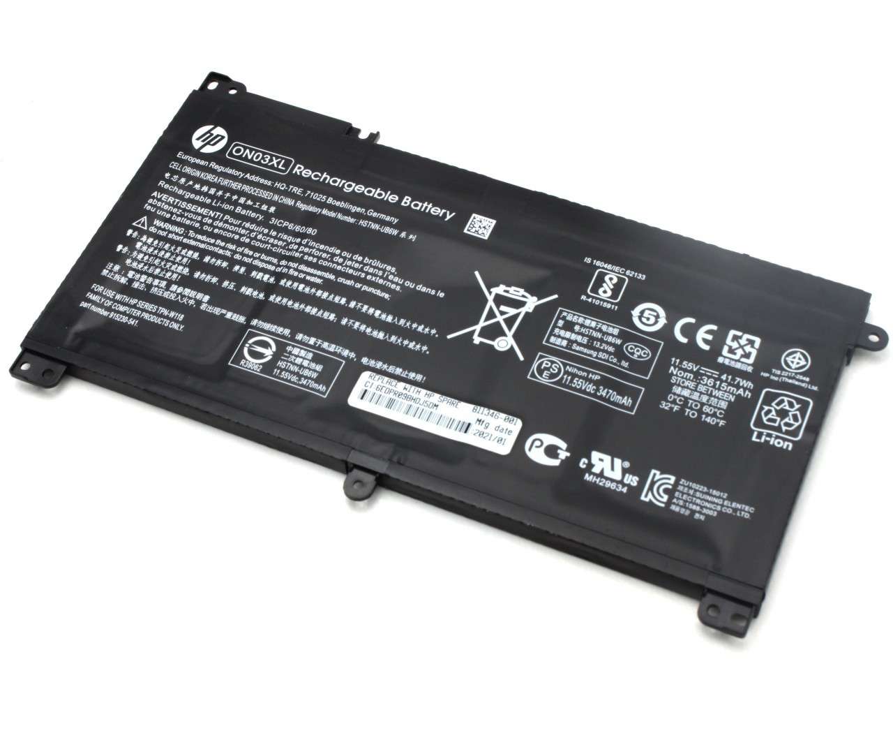 Baterie HP 0N03XL Originala 41.7Wh HP Compaq imagine noua 2022