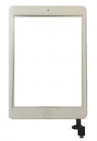 Digitizer Touchscreen Apple iPad Mini A1432, A1455, A1454 cu buton home si cip IC. Geam Sticla Tableta Apple iPad Mini A1432, A1455, A1454 cu buton home si cip IC