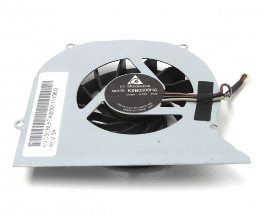 Cooler laptop Toshiba  KSB0505HA. Ventilator procesor Toshiba  KSB0505HA. Sistem racire laptop Toshiba  KSB0505HA