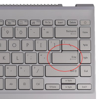 Tastatura Asus 13NR05C1P06011 Argintie cu Palmrest Argintiu fara TouchPad iluminata backlit