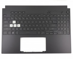 Tastatura Asus 0KNR0-6910US00 Neagra cu Palmrest Negru iluminata backlit. Keyboard Asus 0KNR0-6910US00 Neagra cu Palmrest Negru. Tastaturi laptop Asus 0KNR0-6910US00 Neagra cu Palmrest Negru. Tastatura notebook Asus 0KNR0-6910US00 Neagra cu Palmrest Negru