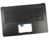 Tastatura Asus NSK-WK1BU Neagra cu Palmrest Negru iluminata backlit. Keyboard Asus NSK-WK1BU Neagra cu Palmrest Negru. Tastaturi laptop Asus NSK-WK1BU Neagra cu Palmrest Negru. Tastatura notebook Asus NSK-WK1BU Neagra cu Palmrest Negru
