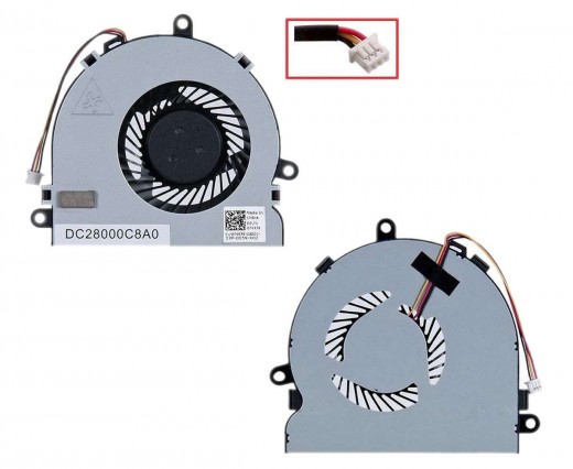 Cooler laptop Dell Inspiron 5521. Ventilator procesor Dell Inspiron 5521. Sistem racire laptop Dell Inspiron 5521