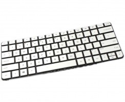 Tastatura HP Spectre 13-4103DX argintie iluminata backlit. Keyboard HP Spectre 13-4103DX argintie. Tastaturi laptop HP Spectre 13-4103DX argintie. Tastatura notebook HP Spectre 13-4103DX argintie