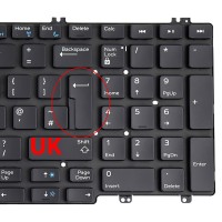 Tastatura Dell Precision 7530 iluminata layout UK fara rama enter mare