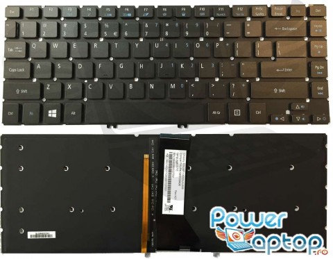 Tastatura Acer Aspire V5-471G iluminata backlit. Keyboard Acer Aspire V5-471G iluminata backlit. Tastaturi laptop Acer Aspire V5-471G iluminata backlit. Tastatura notebook Acer Aspire V5-471G iluminata backlit