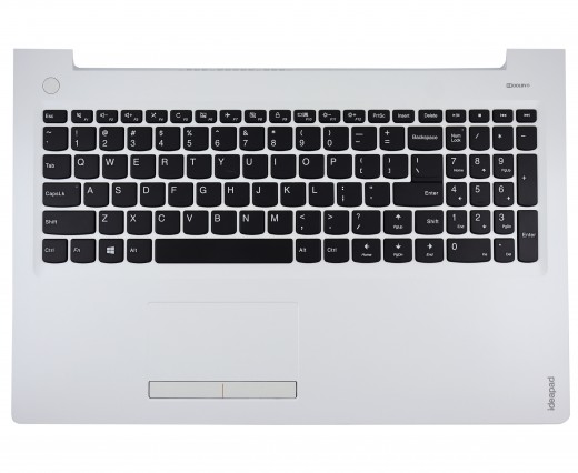 Tastatura Lenovo IdeaPad 510-15IKB Neagra cu Palmrest Alb cu TouchPad iluminata backlit. Keyboard Lenovo IdeaPad 510-15IKB Neagra cu Palmrest Alb cu TouchPad. Tastaturi laptop Lenovo IdeaPad 510-15IKB Neagra cu Palmrest Alb cu TouchPad. Tastatura notebook Lenovo IdeaPad 510-15IKB Neagra cu Palmrest Alb cu TouchPad
