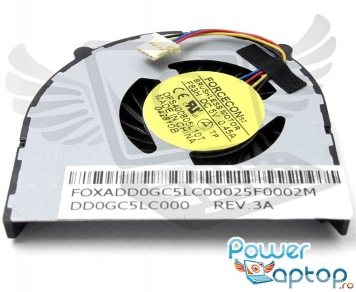 Cooler laptop Acer Aspire Timeline 4810. Ventilator procesor Acer Aspire Timeline 4810. Sistem racire laptop Acer Aspire Timeline 4810