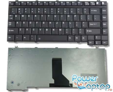 Tastatura Toshiba Qosmio E15 neagra. Keyboard Toshiba Qosmio E15 neagra. Tastaturi laptop Toshiba Qosmio E15 neagra. Tastatura notebook Toshiba Qosmio E15 neagra