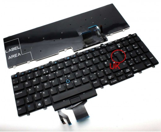 Tastatura Dell Latitude E5550. Keyboard Dell Latitude E5550. Tastaturi laptop Dell Latitude E5550. Tastatura notebook Dell Latitude E5550