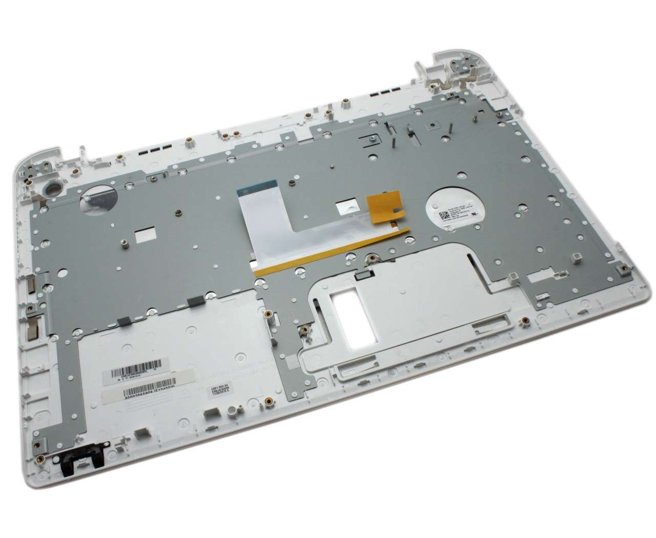 Tastatura Toshiba Satellite L50-B alba cu Palmrest alb fara touchpad Alb imagine 2022