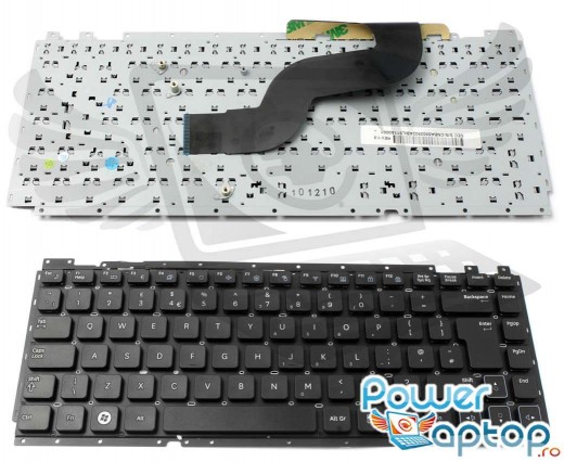Tastatura Samsung  RC411 neagra. Keyboard Samsung  RC411. Tastaturi laptop Samsung  RC411. Tastatura notebook Samsung  RC411