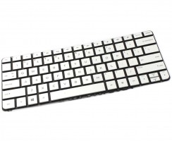 Tastatura HP Spectre 13-4116DX argintie iluminata backlit. Keyboard HP Spectre 13-4116DX argintie. Tastaturi laptop HP Spectre 13-4116DX argintie. Tastatura notebook HP Spectre 13-4116DX argintie