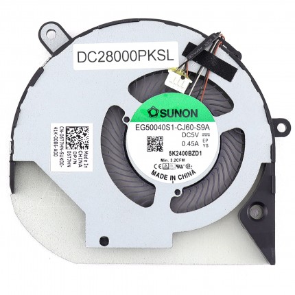 Cooler laptop Dell Presicion 3540 Discrete Radeon Graphics. Ventilator procesor Dell Presicion 3540 Discrete Radeon Graphics. Sistem racire laptop Dell Presicion 3540 Discrete Radeon Graphics