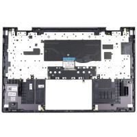 Tastatura HP TPN-C157 Neagra cu Palmrest Negru fara TouchPad iluminata backlit