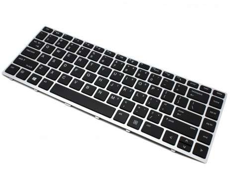 Tastatura HP  NSK-XJ0SW01 Neagra cu Rama Argintie. Keyboard HP  NSK-XJ0SW01 Neagra cu Rama Argintie. Tastaturi laptop HP  NSK-XJ0SW01 Neagra cu Rama Argintie. Tastatura notebook HP  NSK-XJ0SW01 Neagra cu Rama Argintie