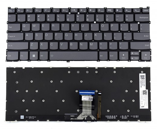Tastatura Lenovo Yoga 7 14ARP8 Gri iluminata backlit. Keyboard Lenovo Yoga 7 14ARP8 Gri. Tastaturi laptop Lenovo Yoga 7 14ARP8 Gri. Tastatura notebook Lenovo Yoga 7 14ARP8 Gri