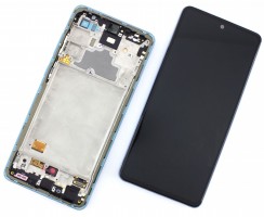 Ansamblu Display LCD + Touchscreen Samsung Galaxy A72 A725F Display Original Violet . Ecran + Digitizer Samsung Galaxy A72 A725F Display Original Violet