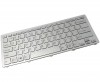Tastatura Sony Vaio Flip 14N argintie iluminata backlit. Keyboard Sony Vaio Flip 14N argintie. Tastaturi laptop Sony Vaio Flip 14N argintie. Tastatura notebook Sony Vaio Flip 14N argintie