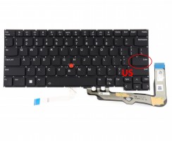 Tastatura Lenovo ThinkPad E14 GEN 5 iluminata layout US fara rama enter mic