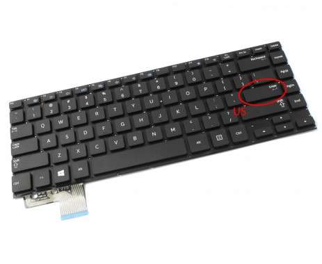 Tastatura Samsung  NP535U4C neagra. Keyboard Samsung  NP535U4C. Tastaturi laptop Samsung  NP535U4C. Tastatura notebook Samsung  NP535U4C