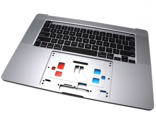 Tastatura Apple A2141 Neagra cu Palmrest Gri. Keyboard Apple A2141 Neagra cu Palmrest Gri. Tastaturi laptop Apple A2141 Neagra cu Palmrest Gri. Tastatura notebook Apple A2141 Neagra cu Palmrest Gri
