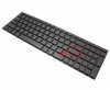 Tastatura Asus X552L Neagra cu Taste Rosii. Keyboard Asus X552L. Tastaturi laptop Asus X552L. Tastatura notebook Asus X552L