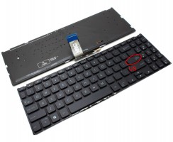 Tastatura Asus 0KNB0-5625US00 iluminata. Keyboard Asus 0KNB0-5625US00. Tastaturi laptop Asus 0KNB0-5625US00. Tastatura notebook Asus 0KNB0-5625US00