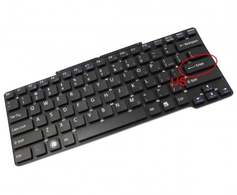 Tastatura Sony Vaio VGN-SR neagra. Keyboard Sony Vaio VGN-SR. Tastaturi laptop Sony Vaio VGN-SR. Tastatura notebook Sony Vaio VGN-SR