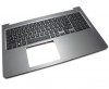 Tastatura Dell 0FCN57 Neagra cu Palmrest Gri si Orificiu Amprenta iluminata backlit. Keyboard Dell 0FCN57 Neagra cu Palmrest Gri si Orificiu Amprenta. Tastaturi laptop Dell 0FCN57 Neagra cu Palmrest Gri si Orificiu Amprenta. Tastatura notebook Dell 0FCN57 Neagra cu Palmrest Gri si Orificiu Amprenta