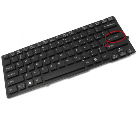 Tastatura Sony Vaio VPCSB neagra. Keyboard Sony Vaio VPCSB. Tastaturi laptop Sony Vaio VPCSB. Tastatura notebook Sony Vaio VPCSB
