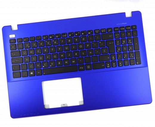 Tastatura Asus A550DP Neagra cu Palmrest Albastru Inchis. Keyboard Asus A550DP Neagra cu Palmrest Albastru Inchis. Tastaturi laptop Asus A550DP Neagra cu Palmrest Albastru Inchis. Tastatura notebook Asus A550DP Neagra cu Palmrest Albastru Inchis