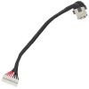 Mufa alimentare Asus TUF FX505DV cu fir si conector cu  pini. DC Jack Asus TUF FX505DV cu fir