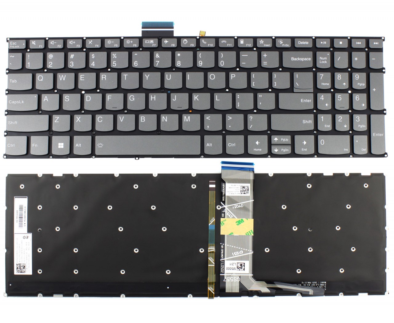 Tastatura Lenovo IdeaPad 5 15ITL05 iluminata backlit originala image3
