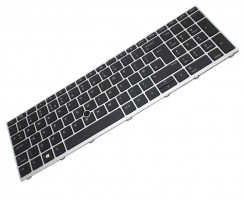 Tastatura HP ProBook 470 G5 Argintie iluminata backlit. Keyboard HP ProBook 470 G5 Argintie. Tastaturi laptop HP ProBook 470 G5 Argintie. Tastatura notebook HP ProBook 470 G5 Argintie