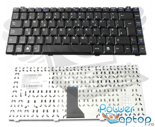Tastatura Gateway  M-6000. Keyboard Gateway  M-6000. Tastaturi laptop Gateway  M-6000. Tastatura notebook Gateway  M-6000