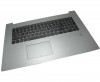 Tastatura Lenovo IdeaPad 320-17ISK Gri cu Palmrest Argintiu si TouchPad iluminata backlit. Keyboard Lenovo IdeaPad 320-17ISK Gri cu Palmrest Argintiu si TouchPad. Tastaturi laptop Lenovo IdeaPad 320-17ISK Gri cu Palmrest Argintiu si TouchPad. Tastatura notebook Lenovo IdeaPad 320-17ISK Gri cu Palmrest Argintiu si TouchPad