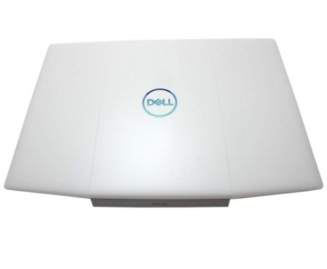 Carcasa Display Dell 0747KP. Cover Display Dell 0747KP. Capac Display Dell 0747KP Alba cu Logo Albastru