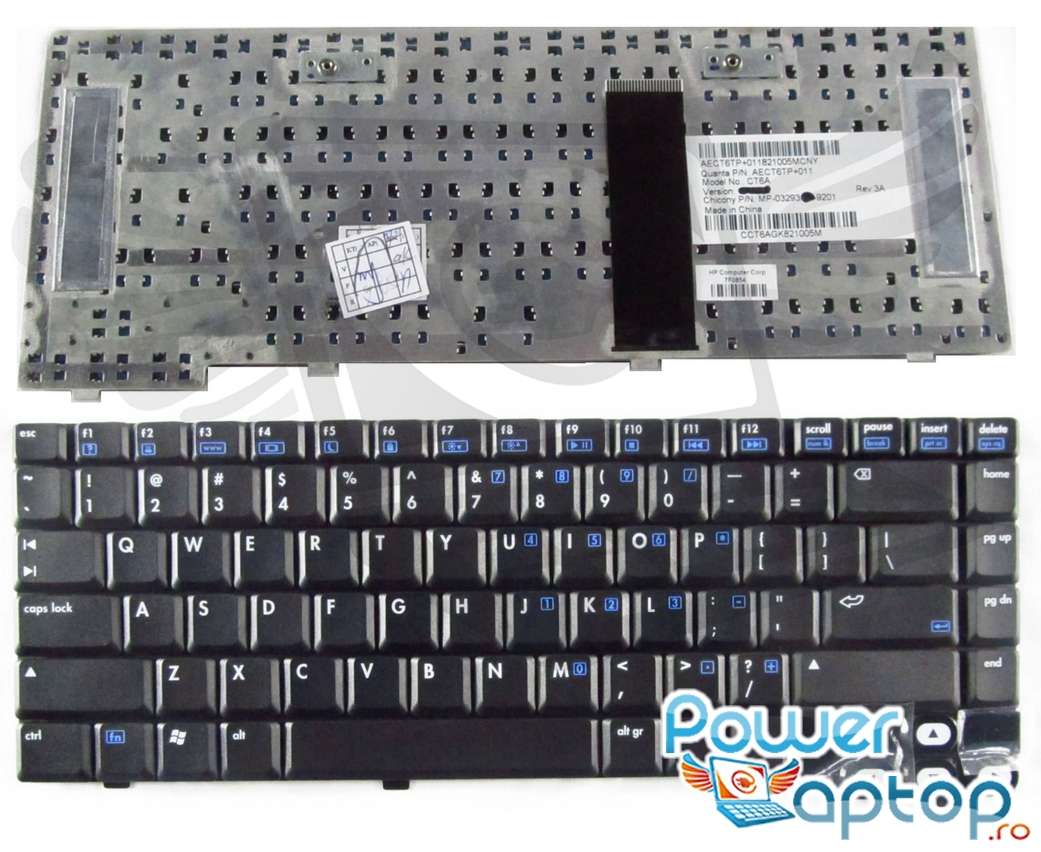 Tastatura HP Pavilion DV1100 imagine powerlaptop.ro 2021