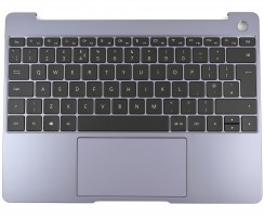 Tastatura Huawei MateBook 13 HN-W19L Neagra cu Palmrest Gri cu TouchPad iluminata backlit. Keyboard Huawei MateBook 13 HN-W19L Neagra cu Palmrest Gri cu TouchPad. Tastaturi laptop Huawei MateBook 13 HN-W19L Neagra cu Palmrest Gri cu TouchPad. Tastatura notebook Huawei MateBook 13 HN-W19L Neagra cu Palmrest Gri cu TouchPad