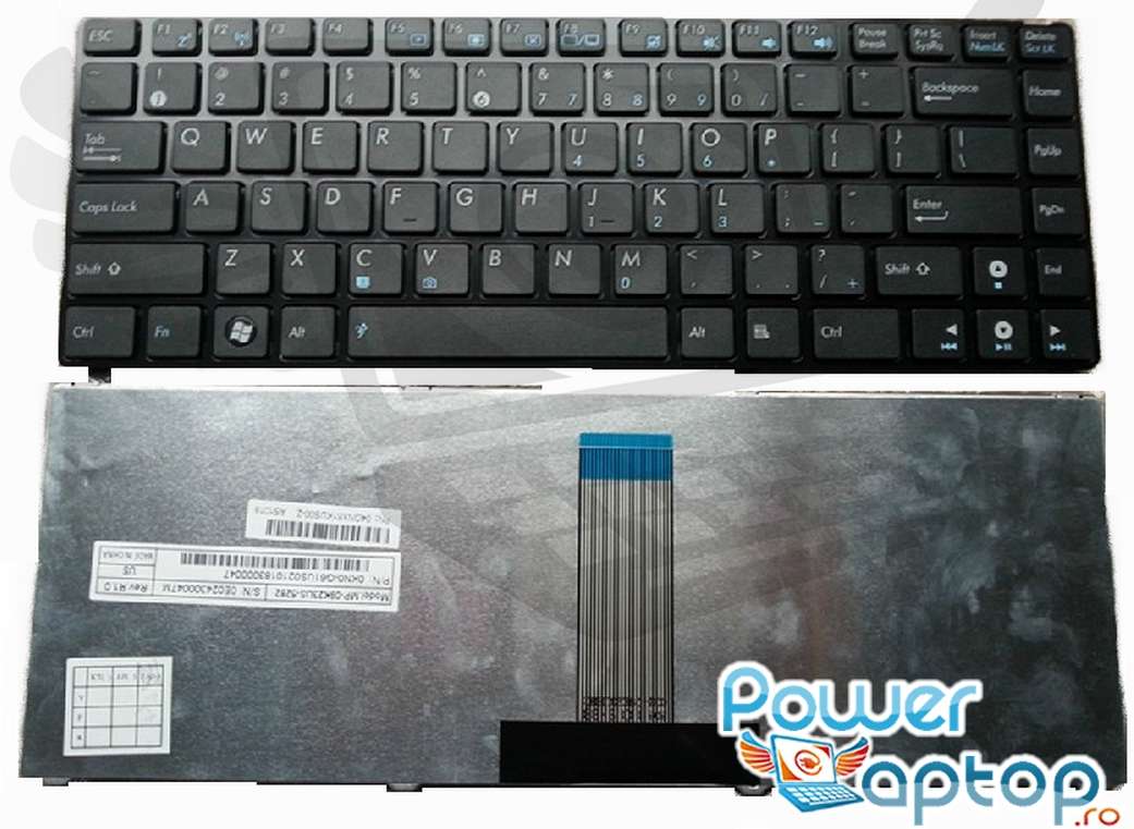 Tastatura Asus Eee PC 1215BT rama neagra