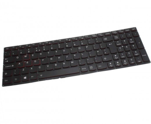 Tastatura Lenovo  PK130ZF2A10 iluminata. Keyboard Lenovo  PK130ZF2A10. Tastaturi laptop Lenovo  PK130ZF2A10. Tastatura notebook Lenovo  PK130ZF2A10