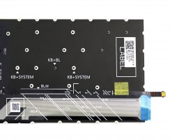 Tastatura Gri Dell Inspiron 14 7640 iluminata layout US fara rama enter mic