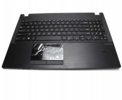 Tastatura Asus PU551 neagra cu Palmrest neagru iluminata backlit. Keyboard Asus PU551 neagra cu Palmrest neagru. Tastaturi laptop Asus PU551 neagra cu Palmrest neagru. Tastatura notebook Asus PU551 neagra cu Palmrest neagru
