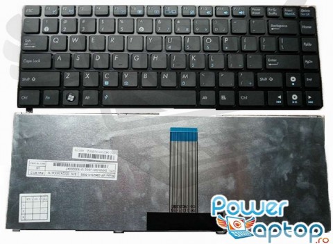 Tastatura Asus Eee PC 1201HAB  rama neagra. Keyboard Asus Eee PC 1201HAB  rama neagra. Tastaturi laptop Asus Eee PC 1201HAB  rama neagra. Tastatura notebook Asus Eee PC 1201HAB  rama neagra